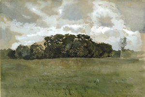 Paysage avec nuages gris, 1897